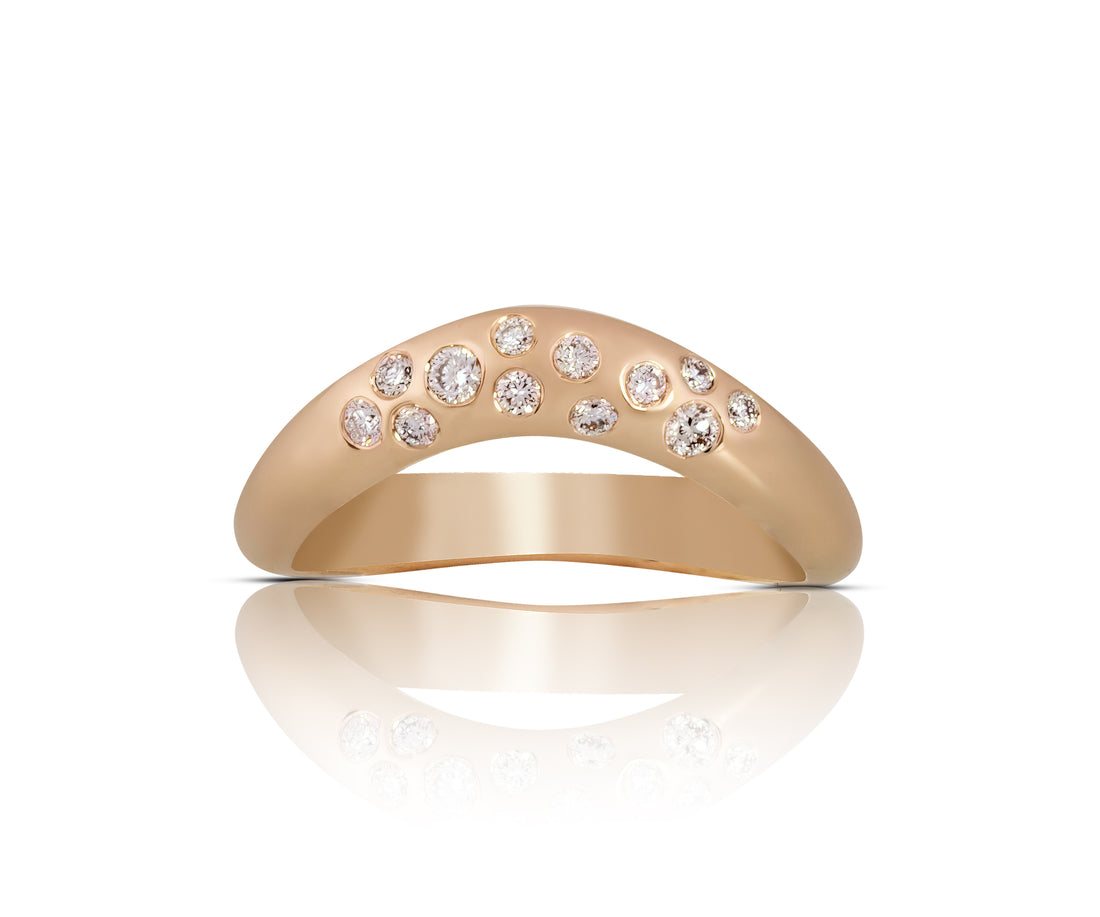 GRAVITY GLITTER RING